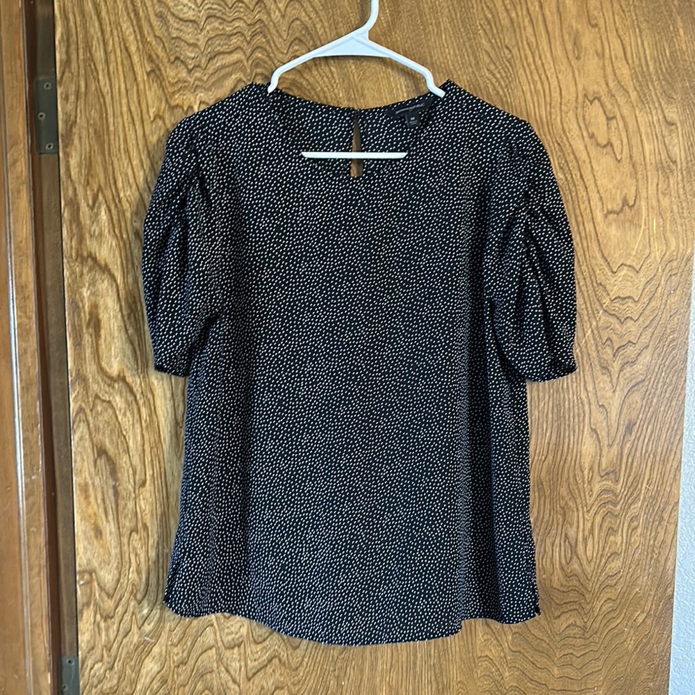 Black and White Women's Top